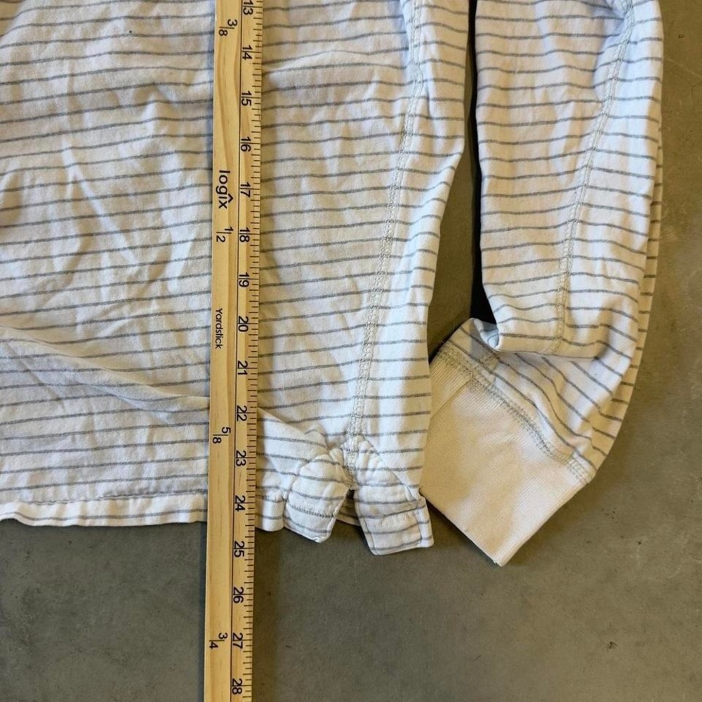 Vintage Aeropostale pinstripe long sleeve Henley shirt - Picture 5 of 6